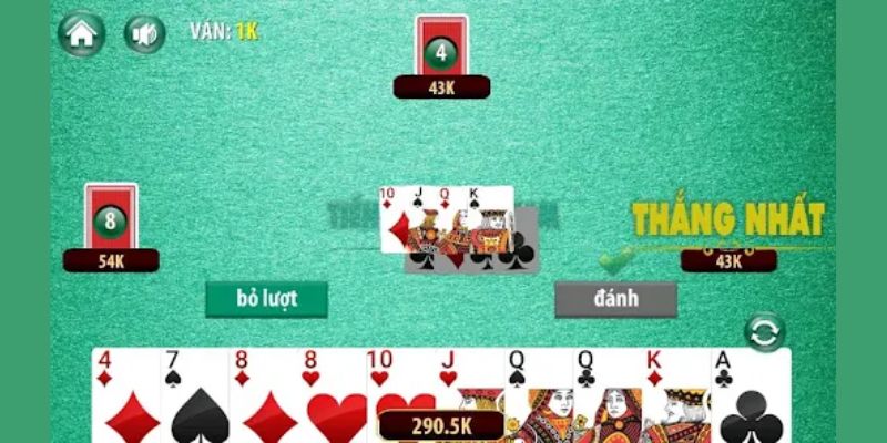 Bạn nên xếp bài hợp lý để xác định chiến thuật phù hợp